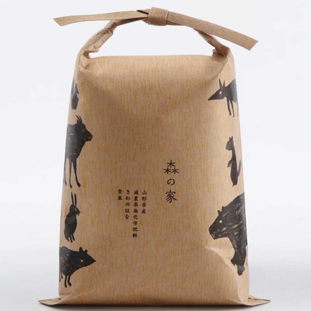 eco-friendly rice packaging design 