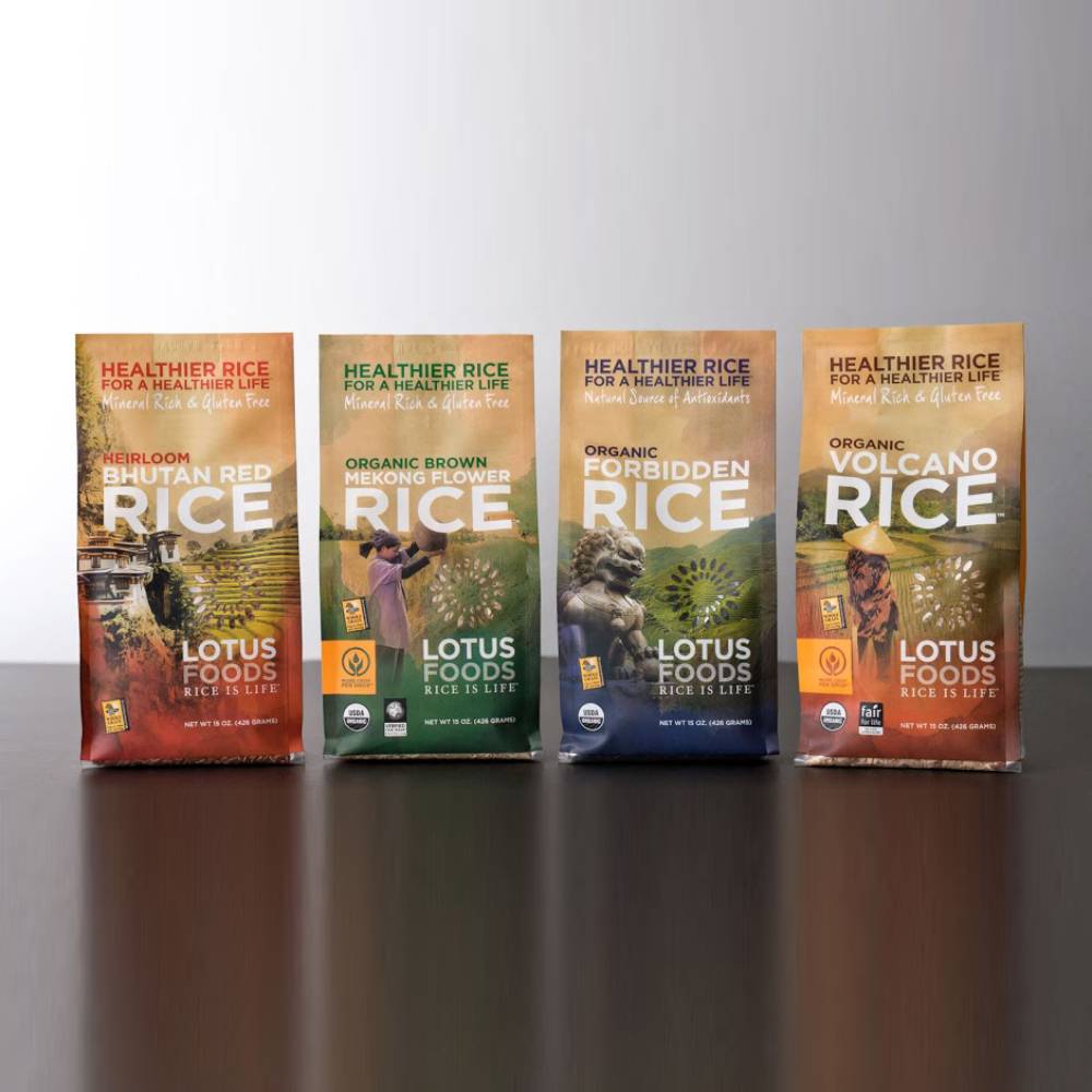 rice pouch packaging design 