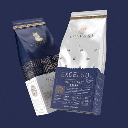 coffee packet design 