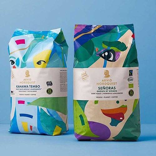 creative coffee packaging design 
