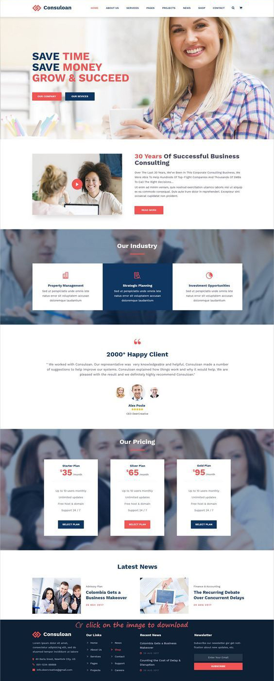 business website design 