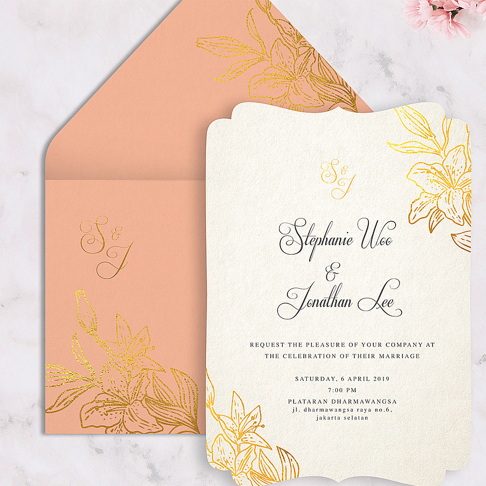 creative floral wedding card design (2)