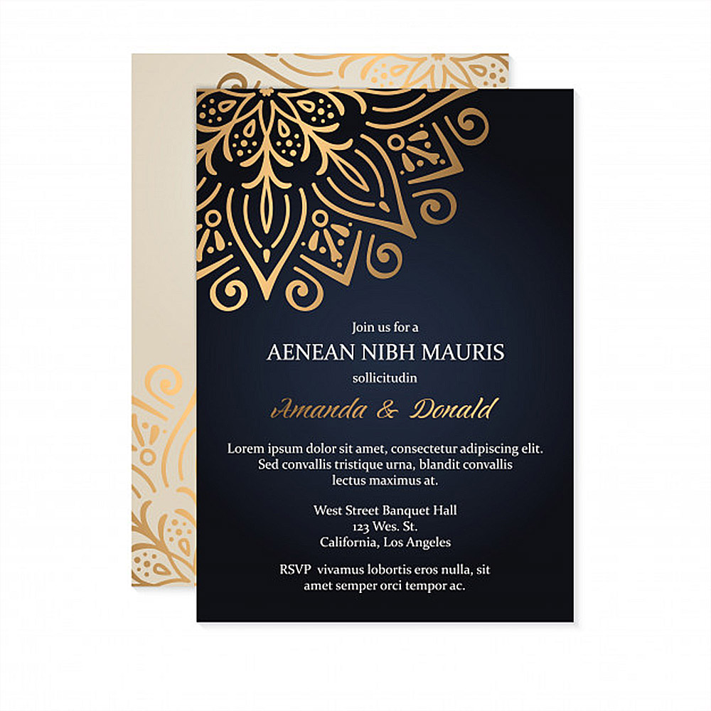 top modern wedding card design (1)