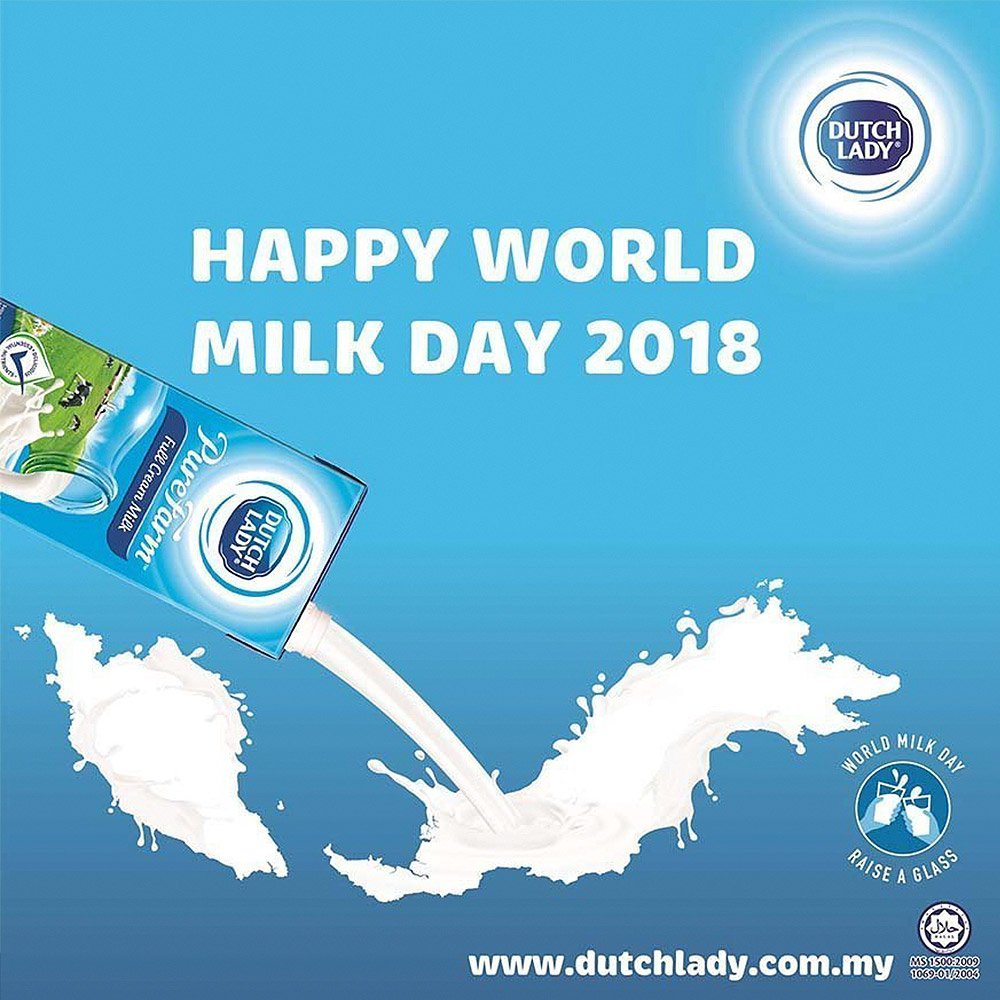 dairy social media post design