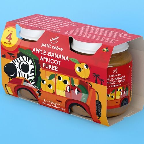 baby food box packaging design 