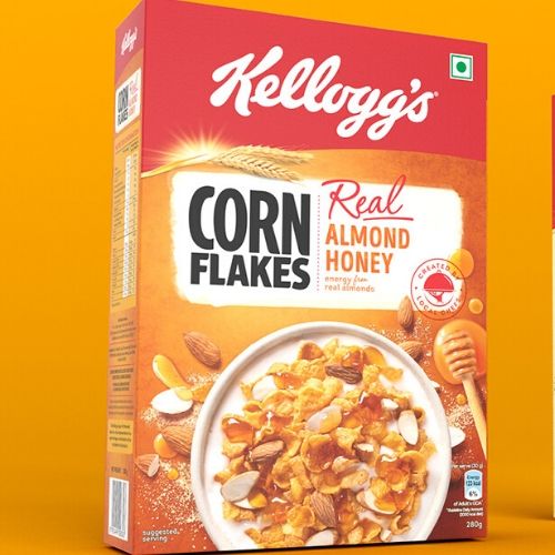 cornflakes box packaging design 