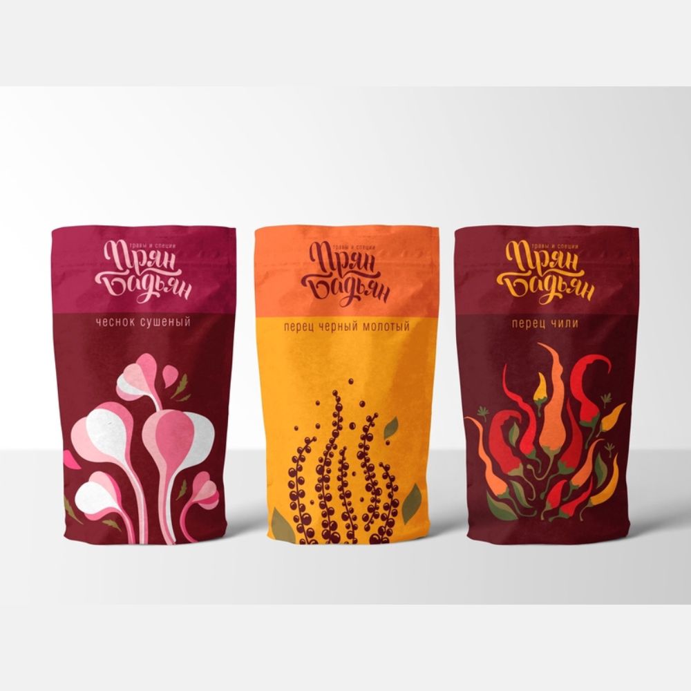 creative nuts zip pouch packaging design