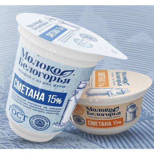 dairy product packaging design