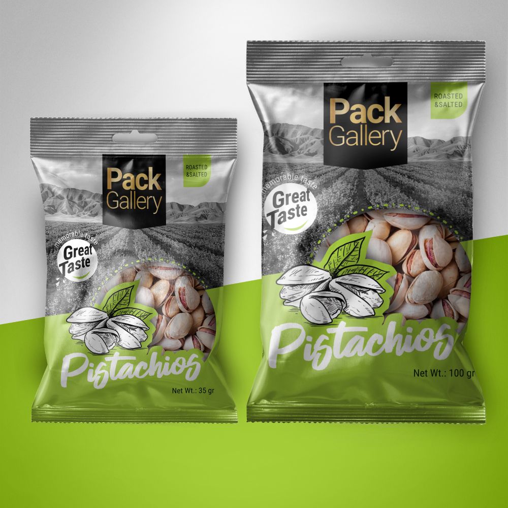 dry fruits packaging design