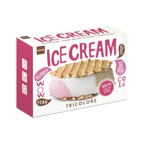 ice cream box packaging design