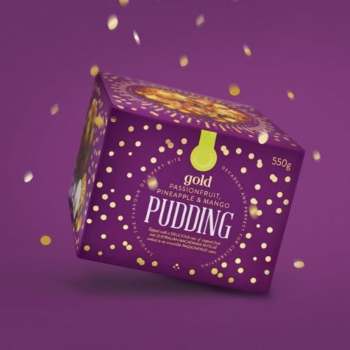 pudding box packaging design