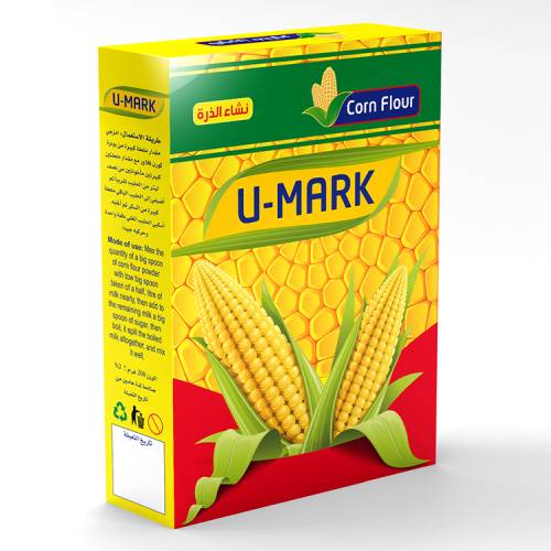 corn flour packaging design 