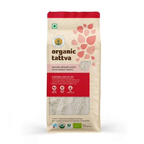 organic maida pouch packaging design 