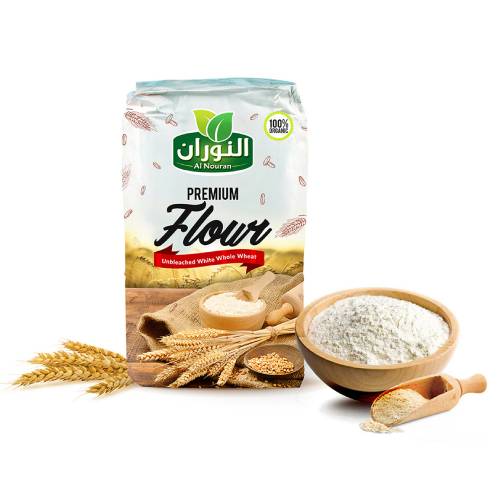 whole wheat flour packaging design 