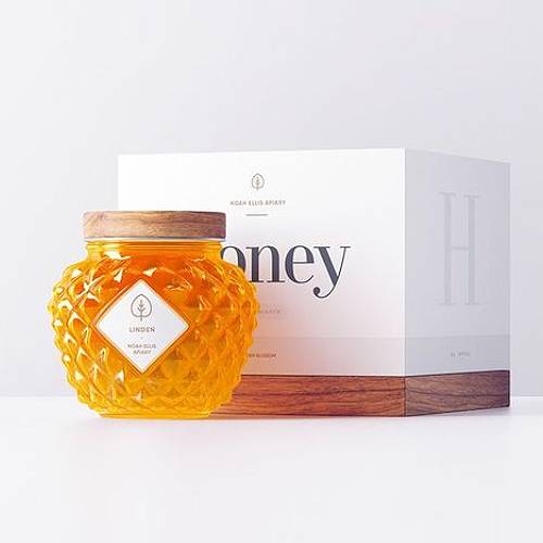 attractive honey jar design