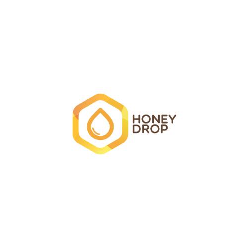 honey brands logo design