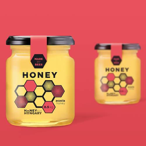 honey sticker label design ideas