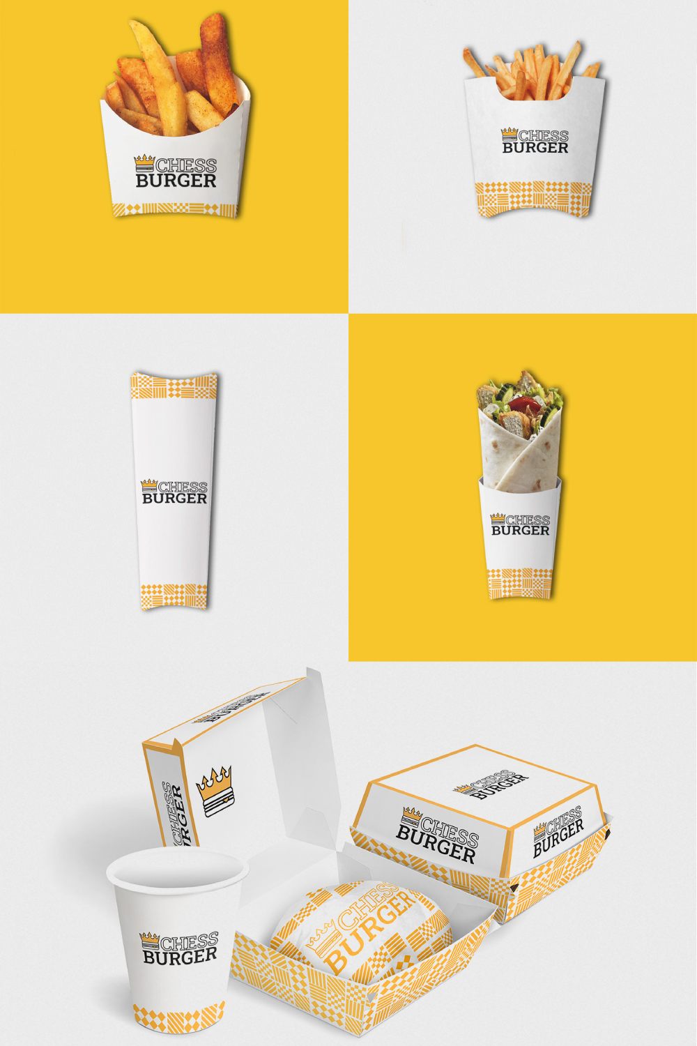 Obsess: In a Fast Food Fashion  Fries packaging, Food branding, Food  packaging design