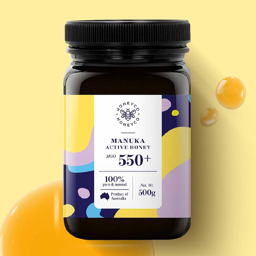 honey label design