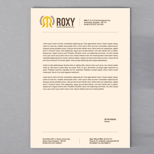 letterhead design inspitarion 