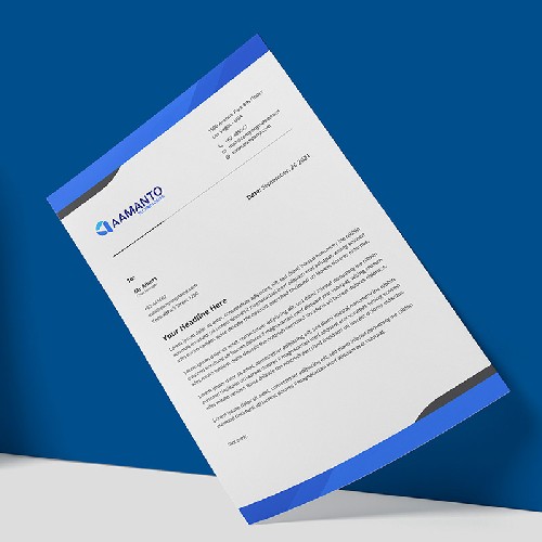 creative letterhead design 