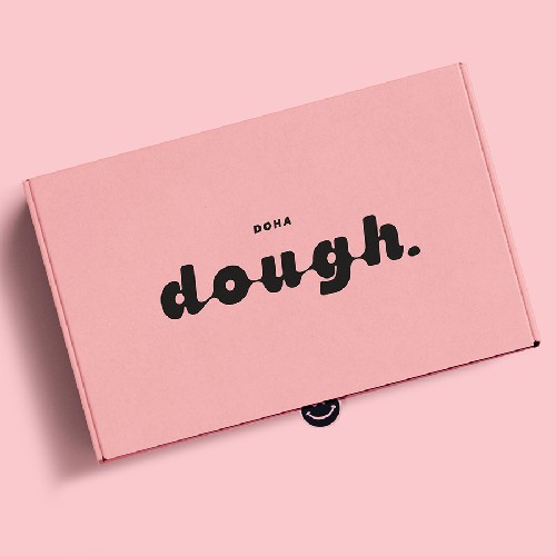 donut box packaging design
