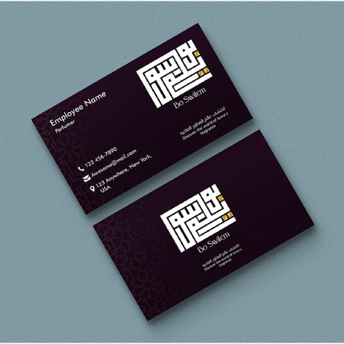 luxury business card design 