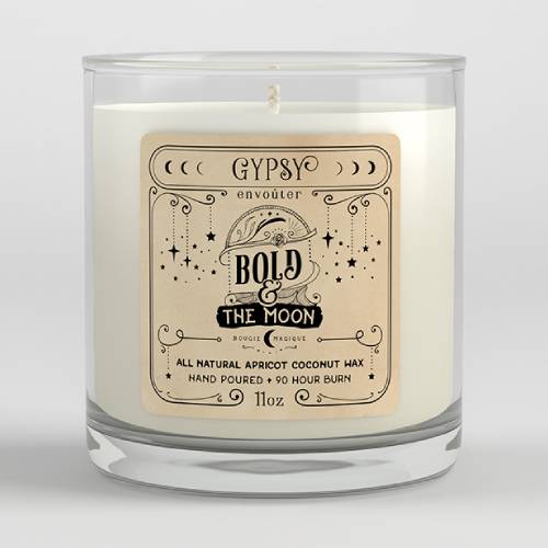 candle label design