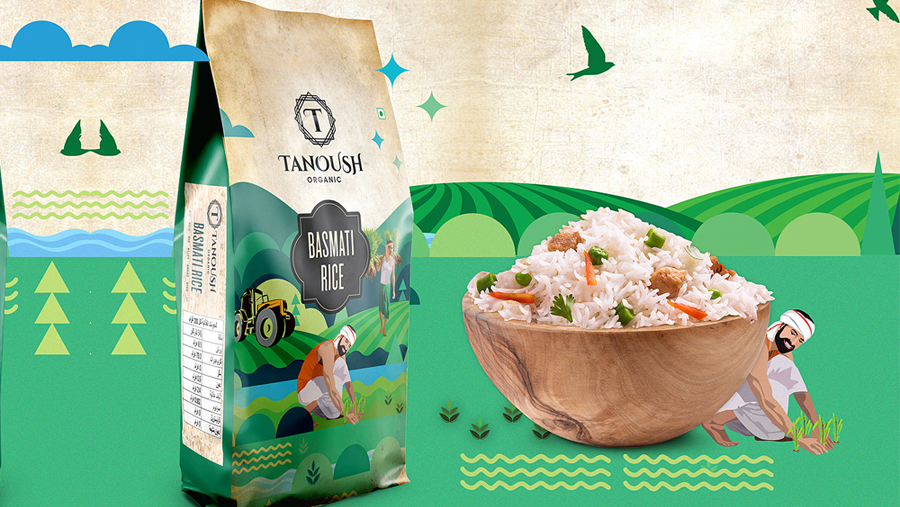 Tanoush rice rebranding case study