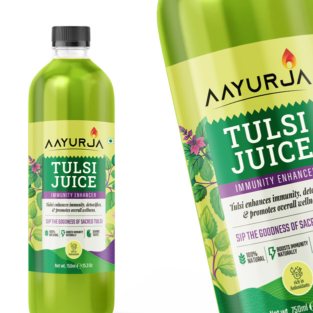 juice bottle label design