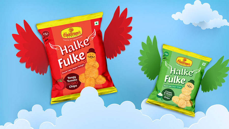 creative packaging agency - Haldiram packaging