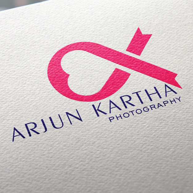 arjun photography logo design