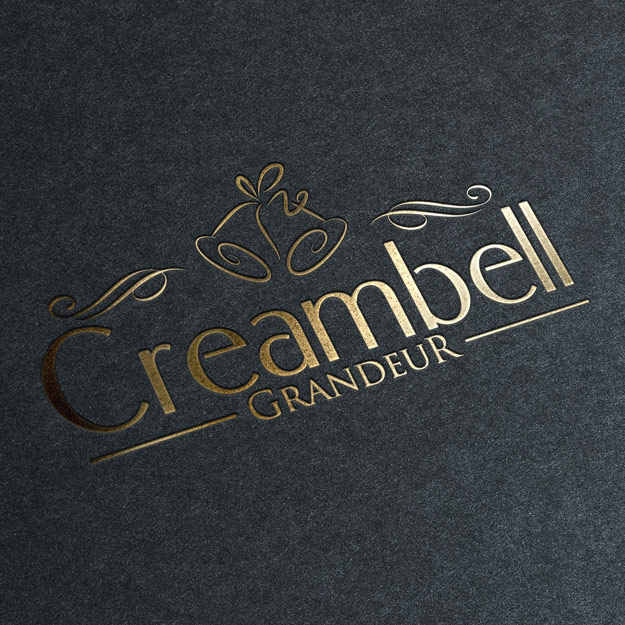 creambell grandeur ice cream logo