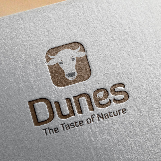 Dunes Milk Logo Design