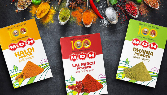 MDH Spice Box Packaging Design