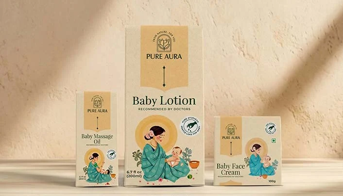 Baby Care Product Packaging Design