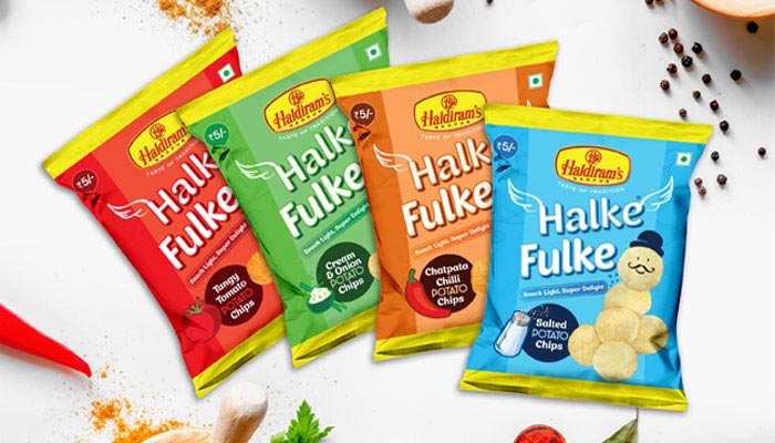 Halke Fulke Snacks Packaging