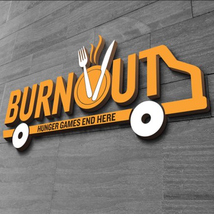 Burn Out Restaurant logo design