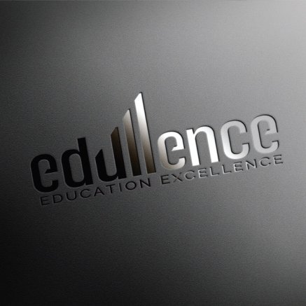 Edullence education logo design