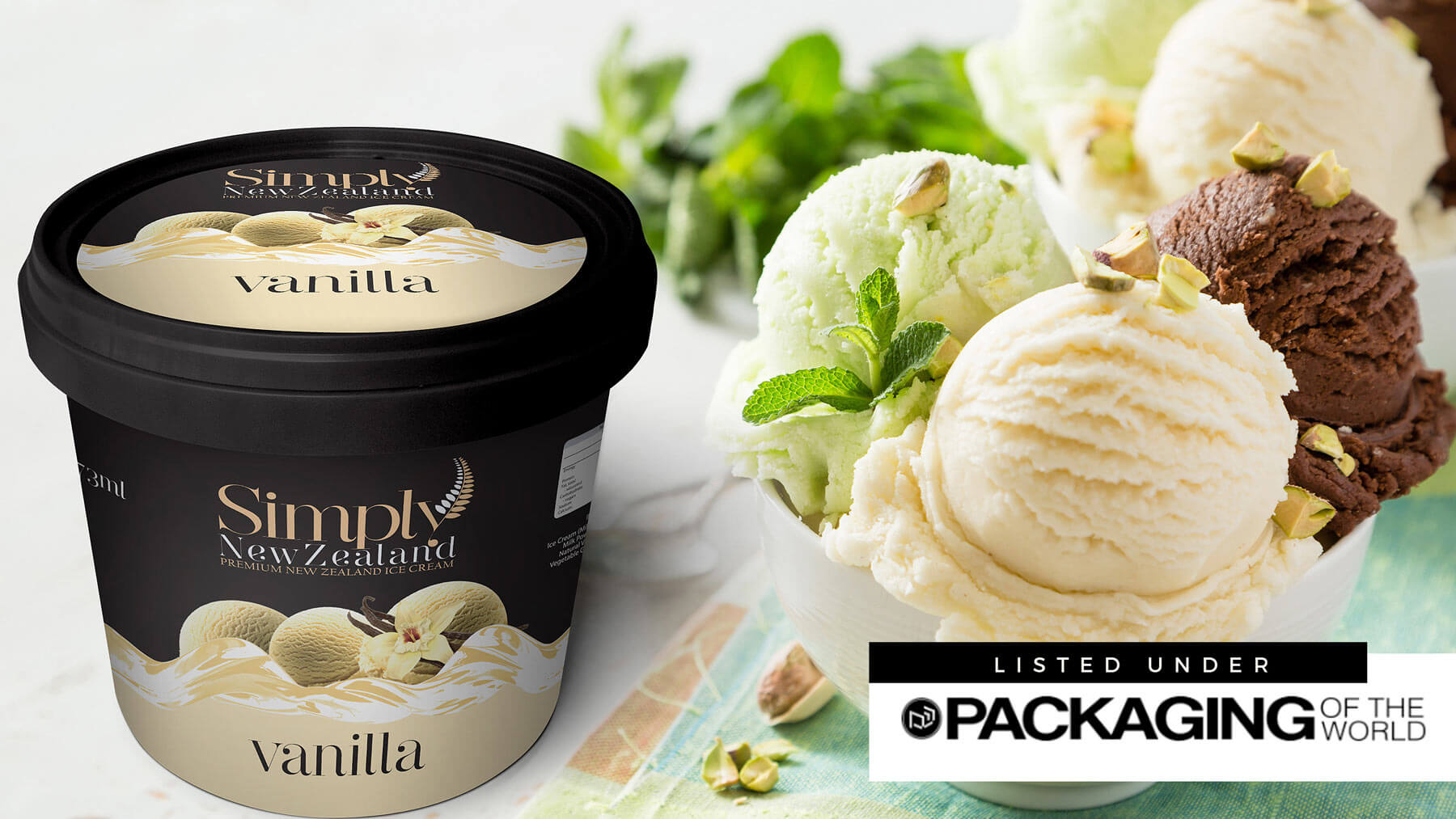 Ice Cream Packaging Design Simply New zealand Case Study