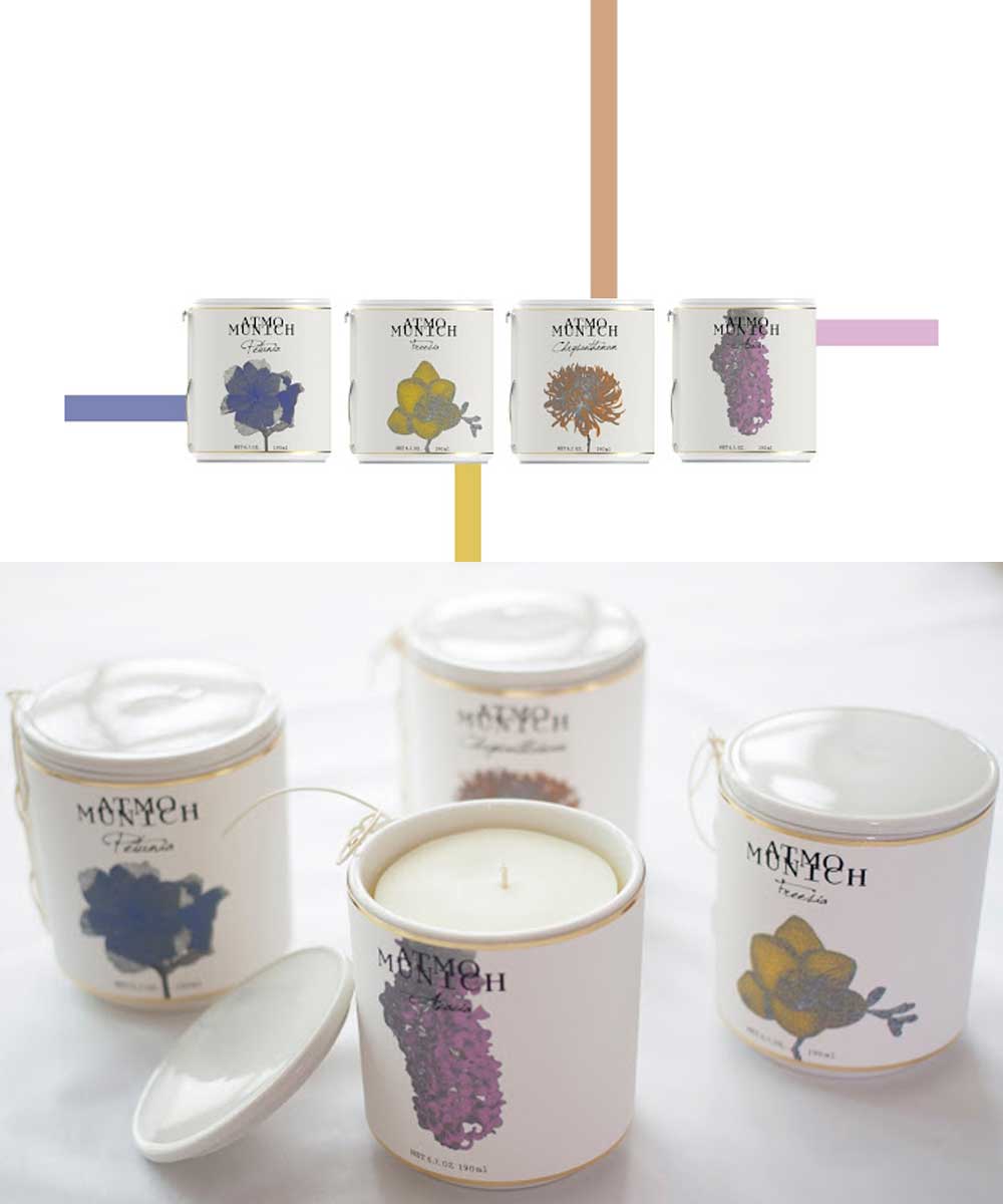 creative candle box packaging design 