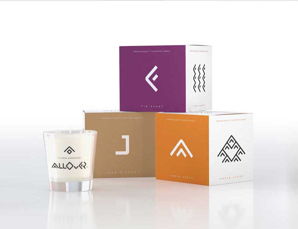 luxury candle packaging design