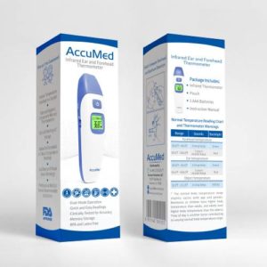 Thermometer Packaging Face Mask, Sanitizer and other COVID Care Packaging Design