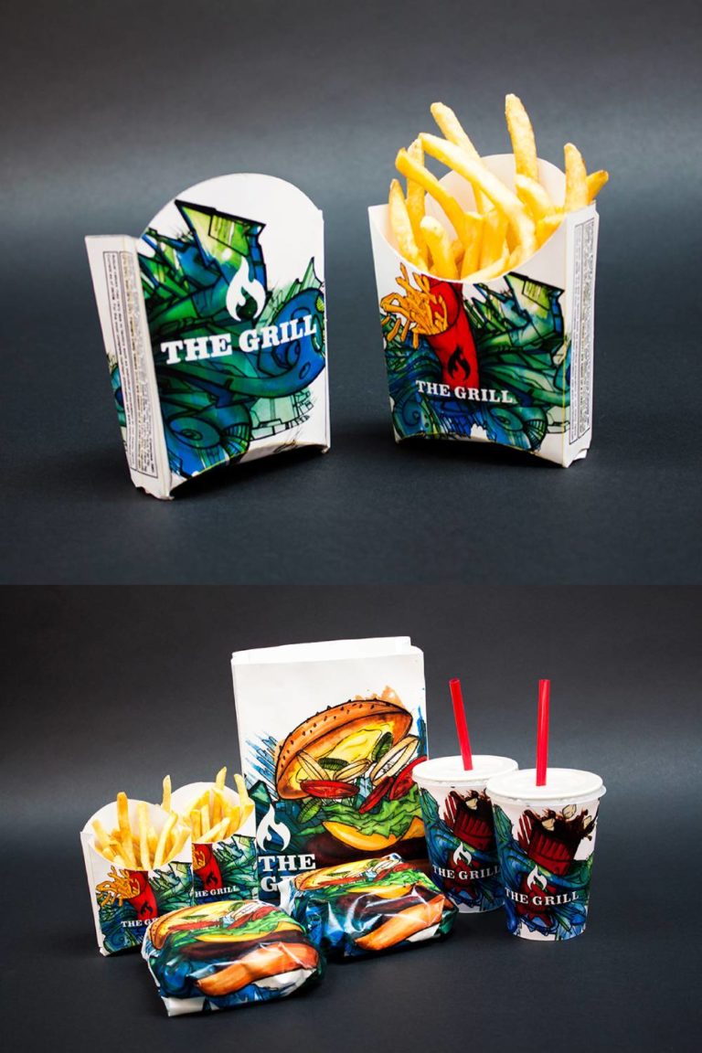 Fast Food Branding & Packaging Design Inspiration