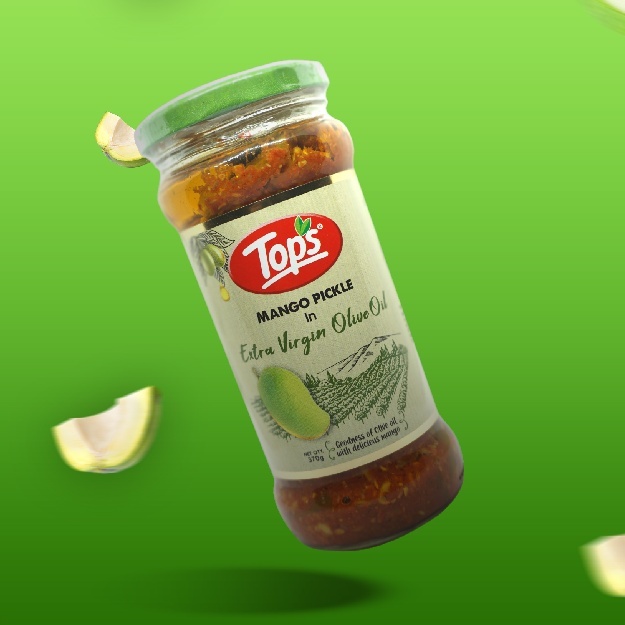 top's mango pickle packaging