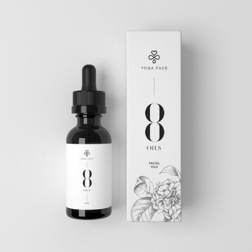 glass bottle label design
