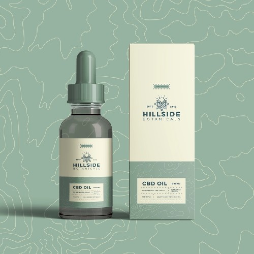 glass bottle label design