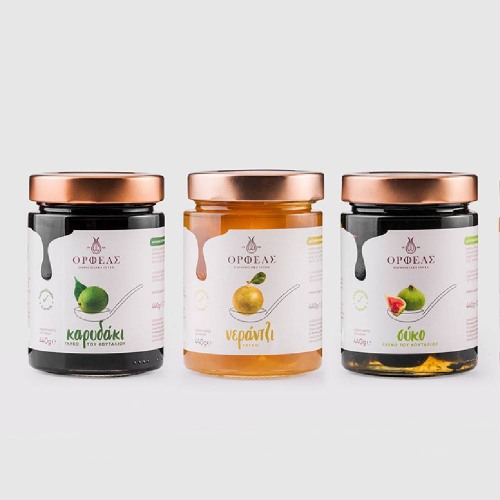 die cut food label design