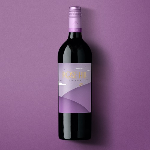 gradient label design