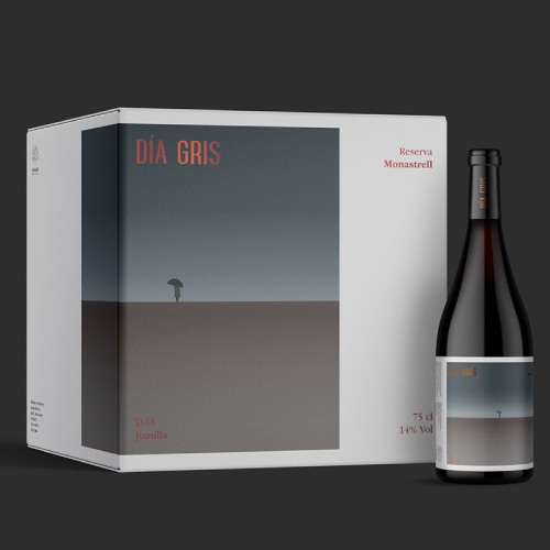 gradient label design idea